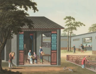 Production de thé, c. 1820