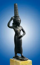 Antiquité égyptienne : statuette du dieu guerrier Onouris (ou Chou), Paris, Musée du Louvre