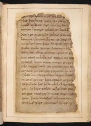 Une page de Beowulf des folios parfois appelés 