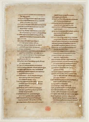 Fragment de la Bible du Livre des Rois (la 
