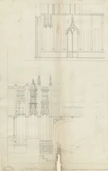 Intérieur de la cathédrale de Lichfield - Extrémité ouest du chœur