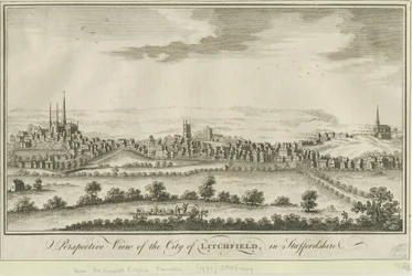 Lichfield - Vue sud-ouest