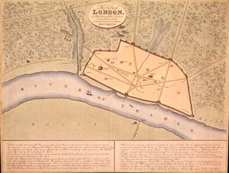 Carte de Londres à l