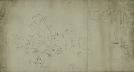 Carte de Willesden, Londres (lithographie)