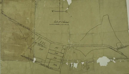 Carte de Willesden, Londres (litho)