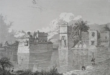 Palais de Ranee Bheem et Pudmundi à Cheetore (Chitor, État d