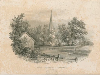 Église de Thorpe Constantine (lithographie)