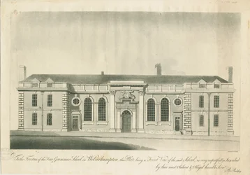 Wolverhampton - École secondaire : gravure, nd [1797] (impression)