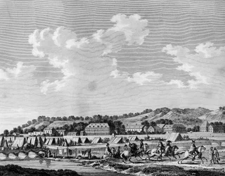 Révolution française et mouvements contre-révolutionnaires : déclaré traître à la nation, Gilbert du Motier de La Fayette (1757-1834) quitta secrètement le camp devant Sedan le 19 août 1792 avec César de Latour-Maubourg (Latour-Maubourg), Alexandre de