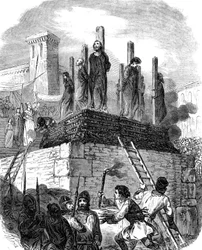 La croisade des Albigeois (gravure)