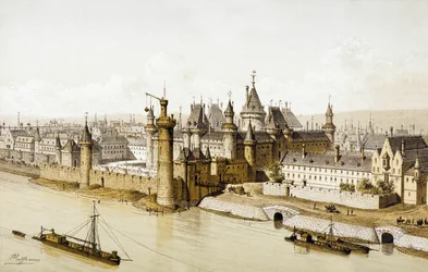 Le Palais du Louvre sous le règne du roi Charles V