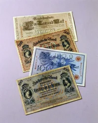 Billets de banque allemands en circulation de 1876 à 1917
