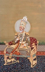 Miniature moghole de Bahadurshah Jafer