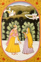 Image et peinture du calendrier annuel pour un mois hindou Magha, Inde