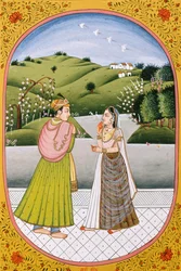 Image et peinture du calendrier annuel pour un mois hindou Marshes, Inde