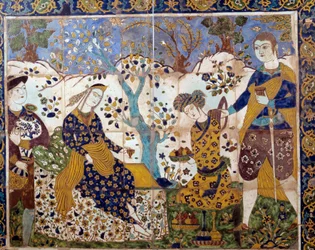 Art iranien : détail d