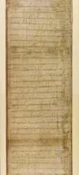 Acte de vente de Ravenne, 3 juin 572 (papyrus)