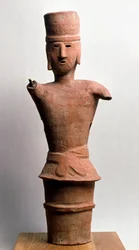 Haniwa funéraire en terre cuite, période Kofun 3ème-6ème siècle