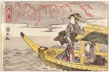 Deux femmes dans un bateau