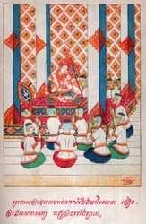 Mahajanaka Jataka (illustration)