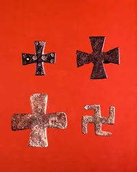 Croix lombardes des 6ème et 7ème siècles. Museo di Cividale Friuli.