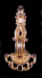 Fibule mérovingienne. Musée de Saint-Germain en Laye