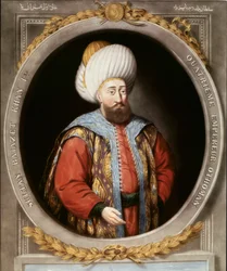 Portrait du quatrième sultan ottoman Bayazid I