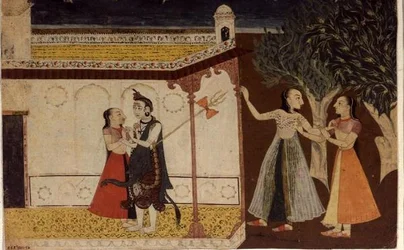 Shiva avec les épouses des sages, un épisode des 