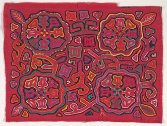 Panneau de chemise (mola), Peuple Kuna, Îles San Blas, c.1950s