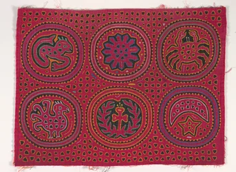 Panneau de chemise (mola), Peuple Kuna, Îles San Blas, c.1950s
