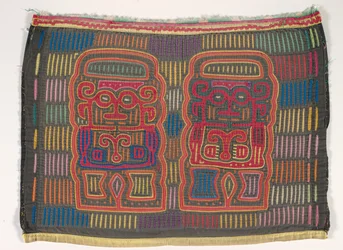 Panneau de chemise (mola), Peuple Kuna, Îles San Blas, vers 1950