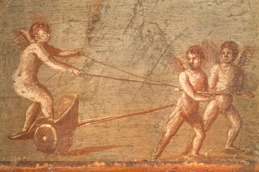 Cupidons dans un char, Herculanum