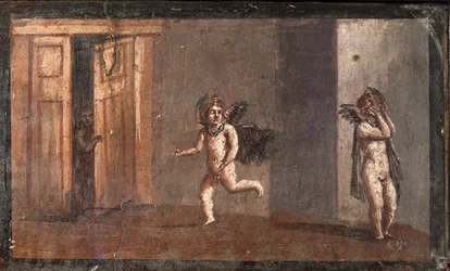 Cupidons jouant à cache-cache, Herculanum