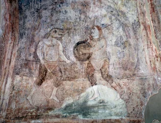 Scène de combat à l