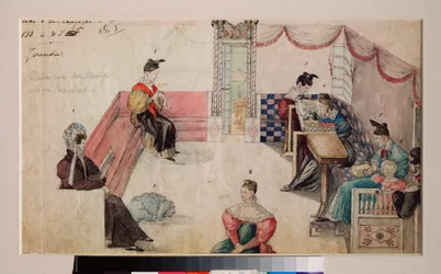 La salle de Diwan dans un manoir