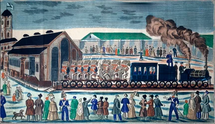 Le départ du terminal ferroviaire de Moscou à Saint-Pétersbourg