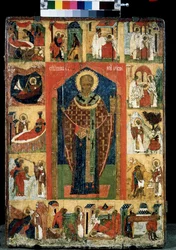 Retable de la vie de Saint Nicolas de Myre ou de Bari