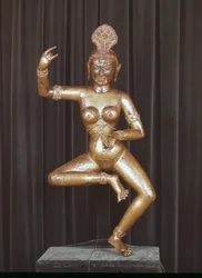 La déesse Dakini, déesse infernale tibétaine. Statuette, Musée Guimet, Paris