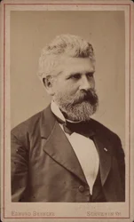 Portrait du violoncelliste et compositeur Georg Goltermann 1824-1898, vers 1880