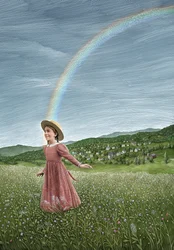 Pollyanna, 2011 (scratchboard, colorisé numériquement)