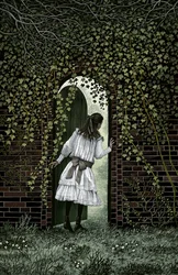 Le jardin secret, 2004 (planche à gratter, colorisée numériquement)