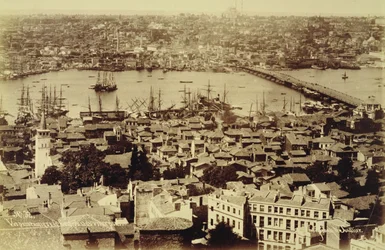 Panorama sur Istanbul et le Bosphore, v.1890