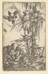 Joachim recevant la promesse de la naissance de la Vierge, 1520