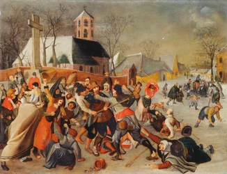 Une bagarre de village