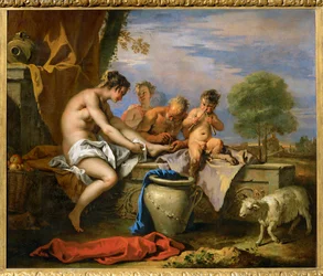 Nymphe et satyres …