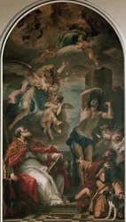 La Vierge en gloire avec l