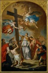 La découverte de la Sainte-Croix (peinture sur toile)