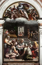 La naissance de la Vierge