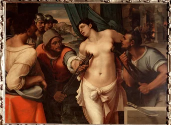 Le martyre de sainte Agathe de Sicile