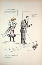 Couple attendant qu
